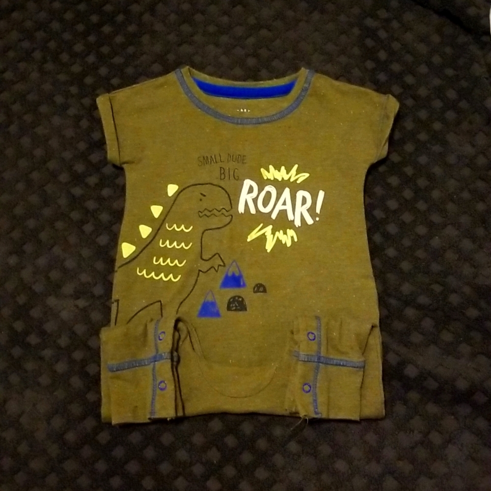 Cat & Jack Dinosaur 3/6 m Bodysuit